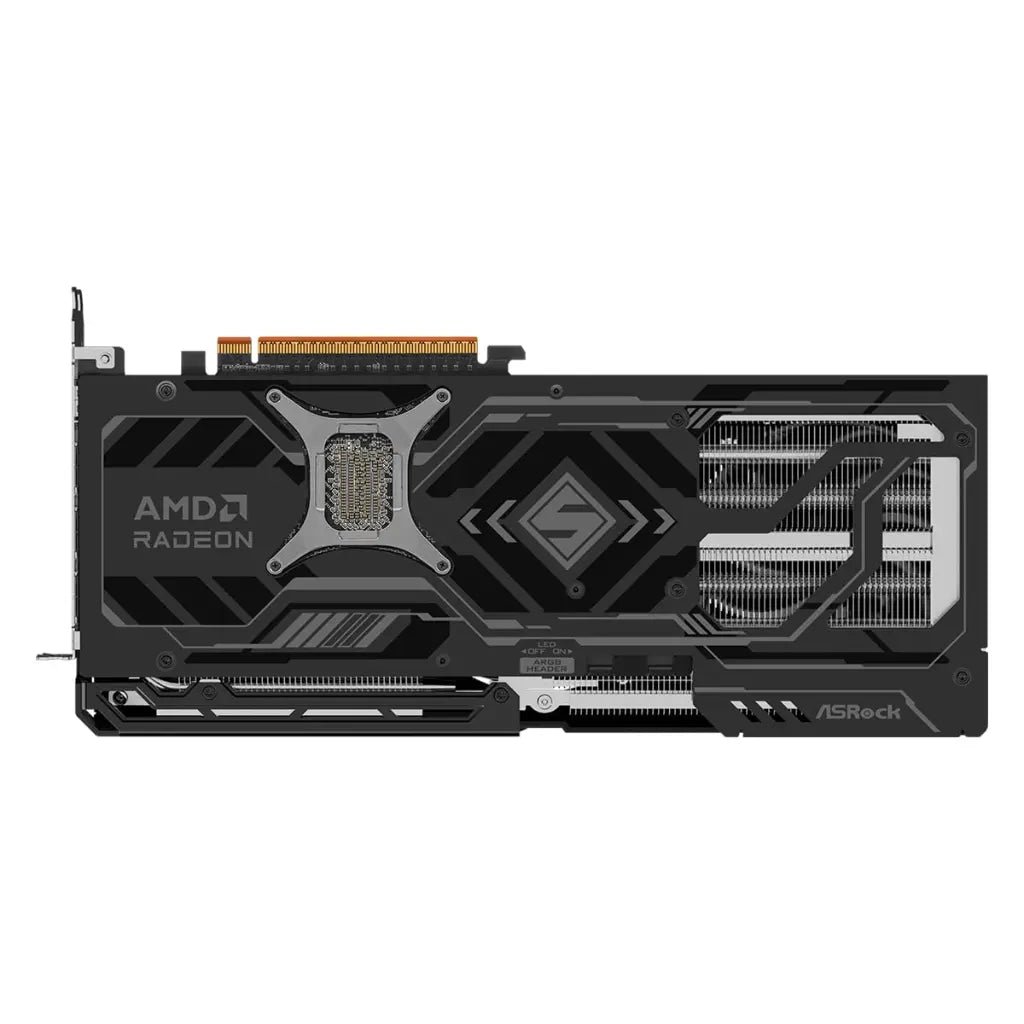 ASRock Steel Legend AMD Radeon RX 9070 XT 16GB GDDR6 Graphics Card - Dark Edition