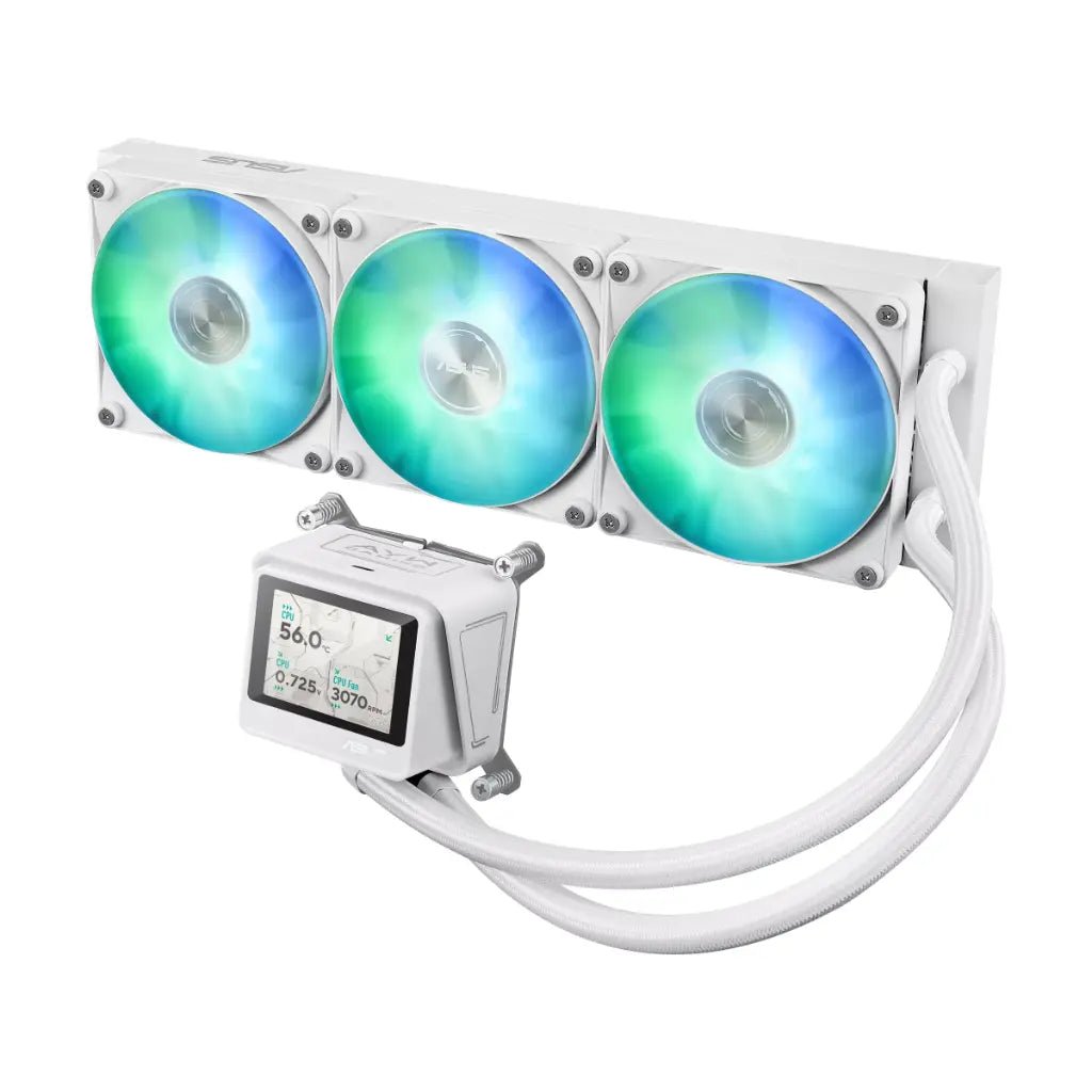 ASUS ROG RYUO III 360 ARGB LCD 360mm All-In-One Liquid CPU Cooler - White Edition