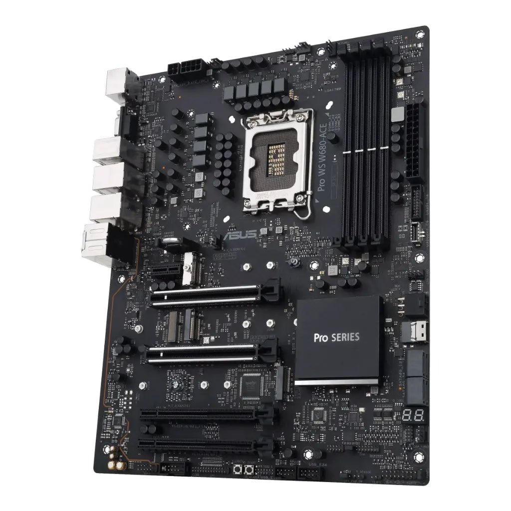 ASUS Pro WS W680-ACE LGA1700 DDR5 Workstation Motherboard with ECC Memory Support