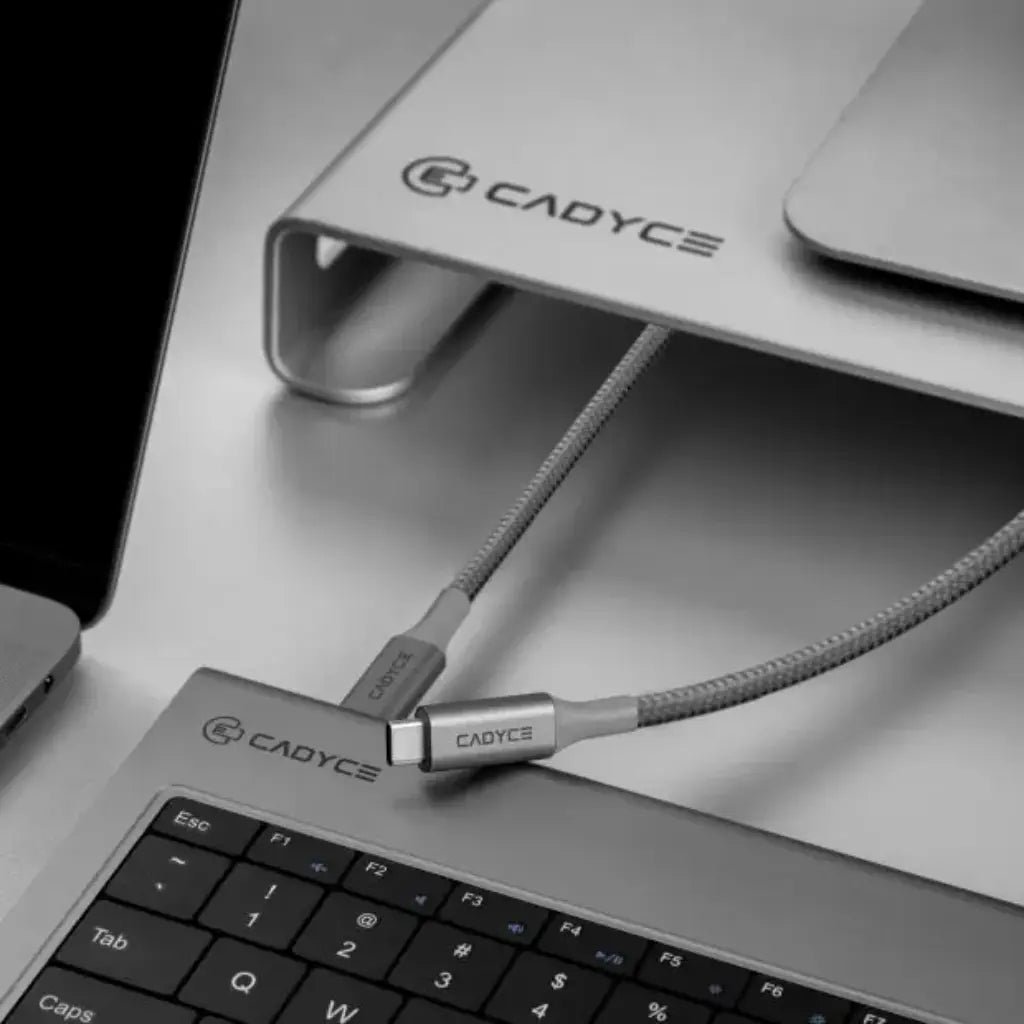 Cadyce CA-C2C 2-Meter USB-C to USB-C Fast Sync and Charge Cable - CADMiUM Space Gray