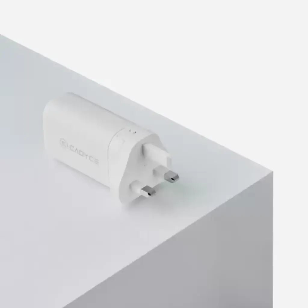 Cadyce CA-CPA61 65W GaN Fast Wall Charger with Dual USB-C PD 3.0 and USB-A QC 3.0 Ports