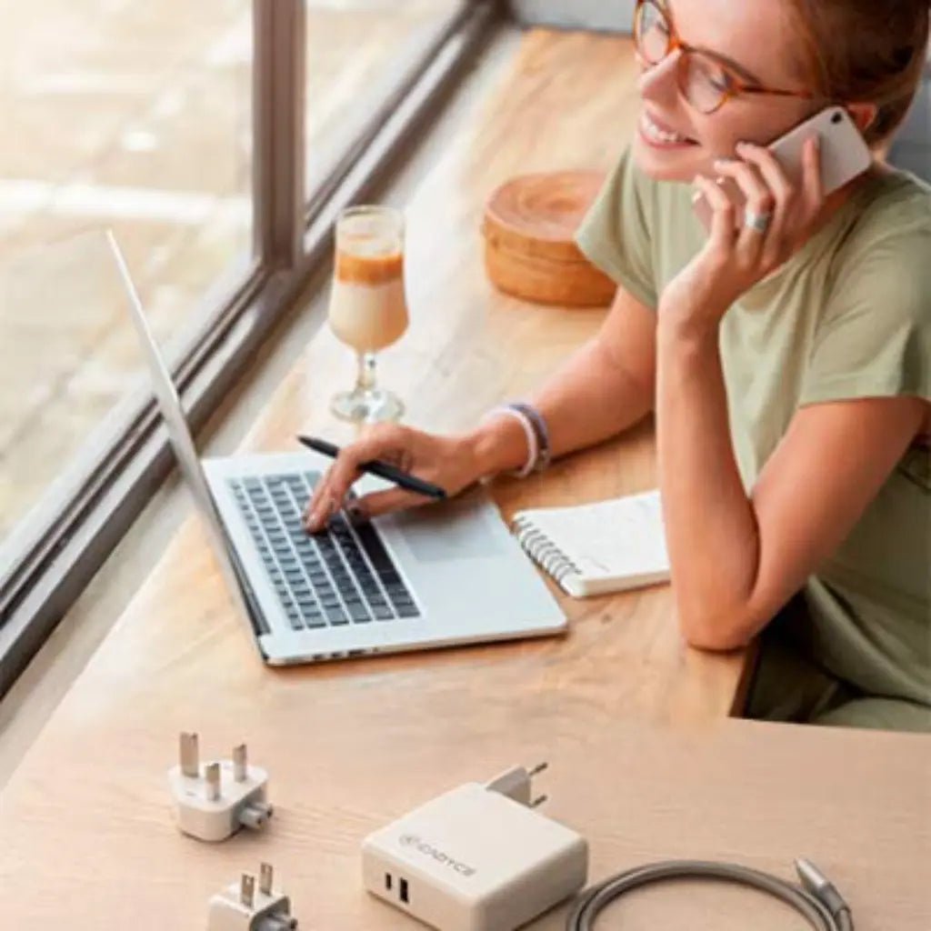 Cadyce CA-CPA87 87W USB-C and USB-A Dual Port Power Adapter