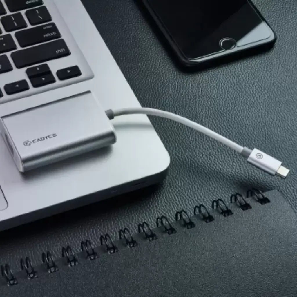 Cadyce CA-CVM USB-C to VGA Multiport Adapter with USB 3.0 Data Port