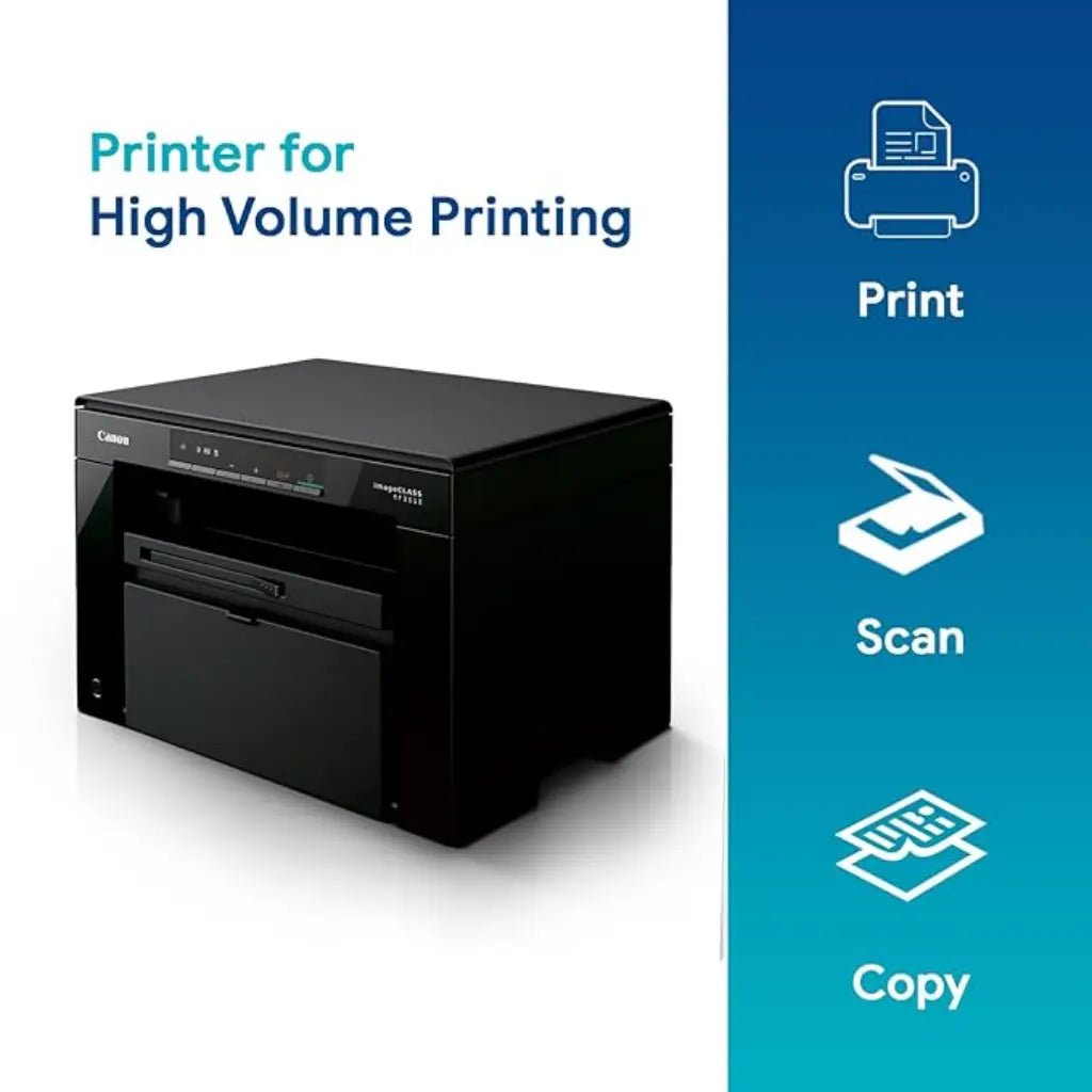 Canon imageCLASS MF3010 All-in-One Monochrome Laser Printer with Compact Design