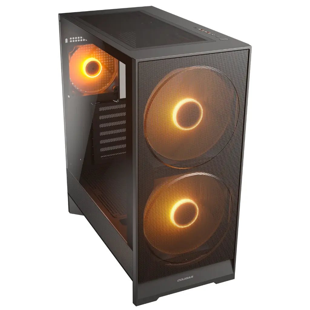 Cougar Airface 180 Mid Tower PC Case with Dual 180mm ARGB Fans and Tempered Glass Side Panel