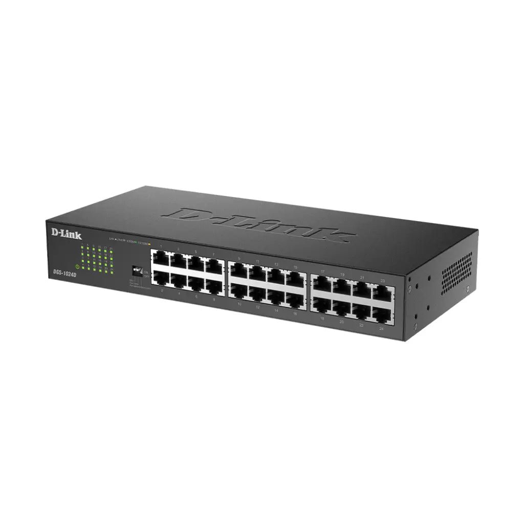 D-Link DGS-1024D 24-Port Gigabit Ethernet Unmanaged Desktop Network Switch