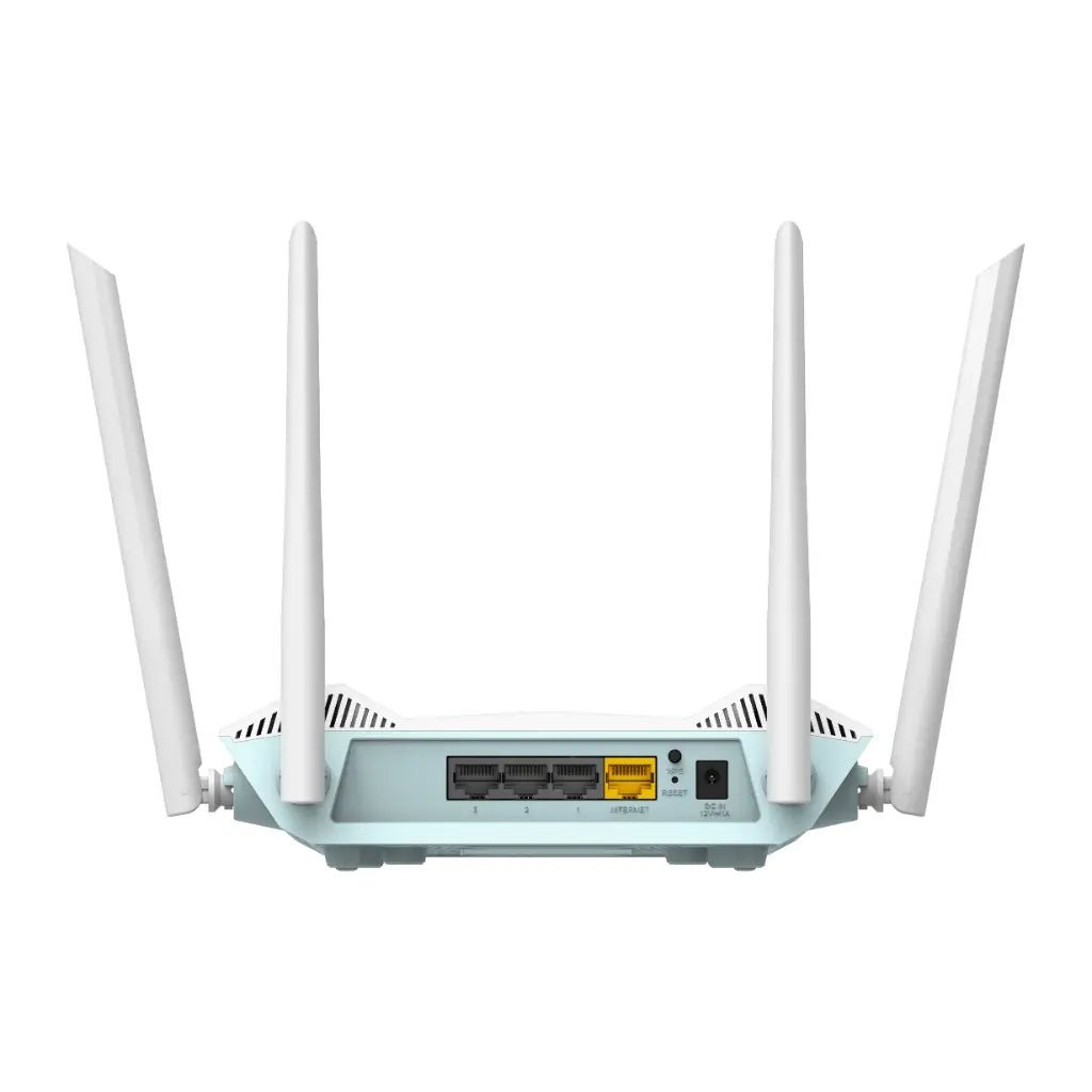 D-Link EAGLE PRO AI AX1500 Dual-Band Wi-Fi 6 Smart Router with Mesh Support and WPA3 Security