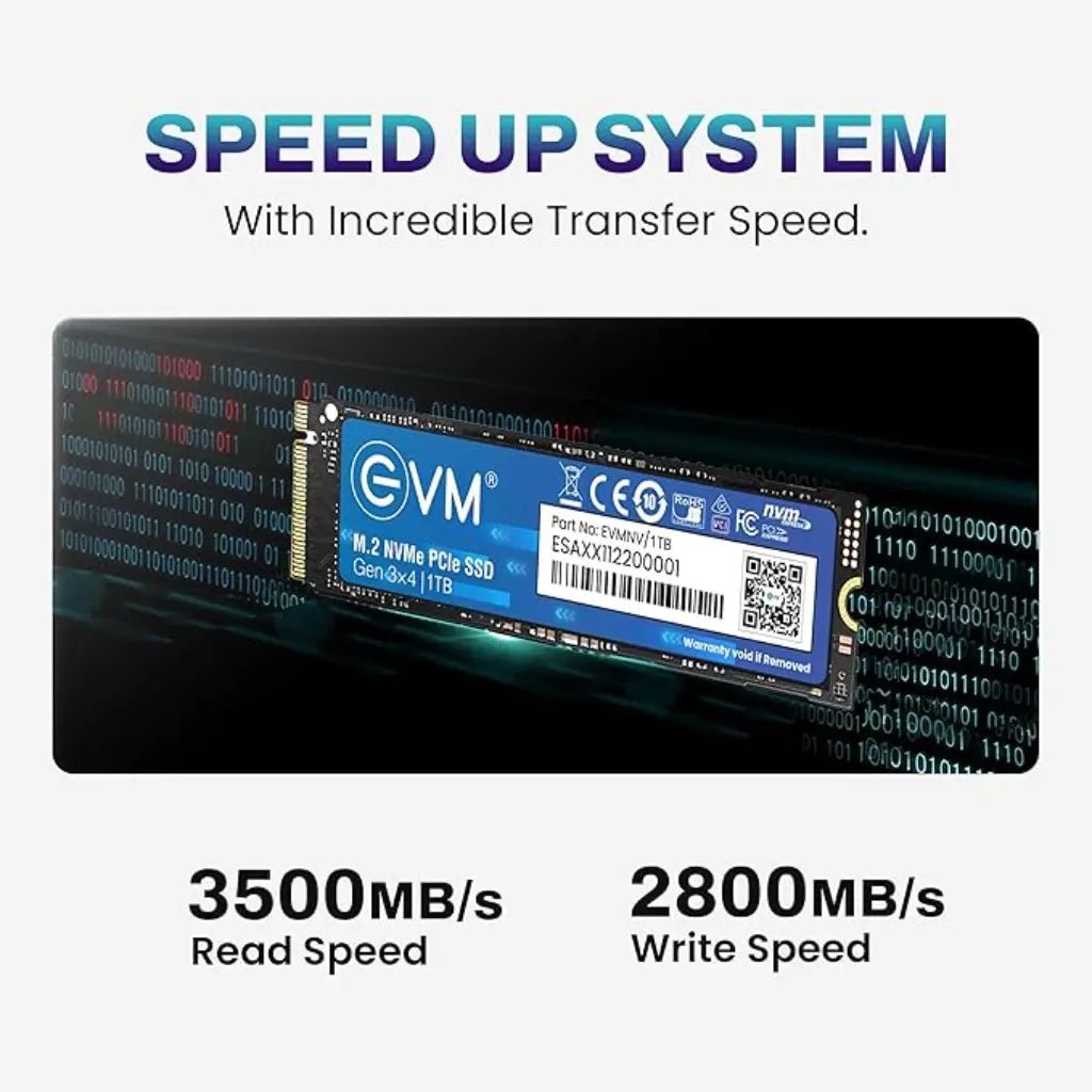 EVM 1TB M.2 NVMe PCIe Gen3x4 Internal Solid State Drive (EVMNV/1TB)