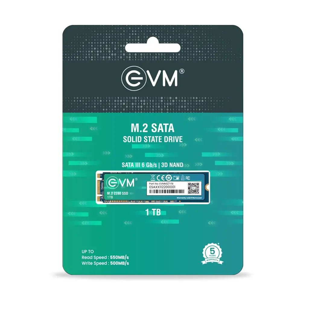 EVM 1TB M.2 2280 SATA III Internal Solid State Drive (SSD)