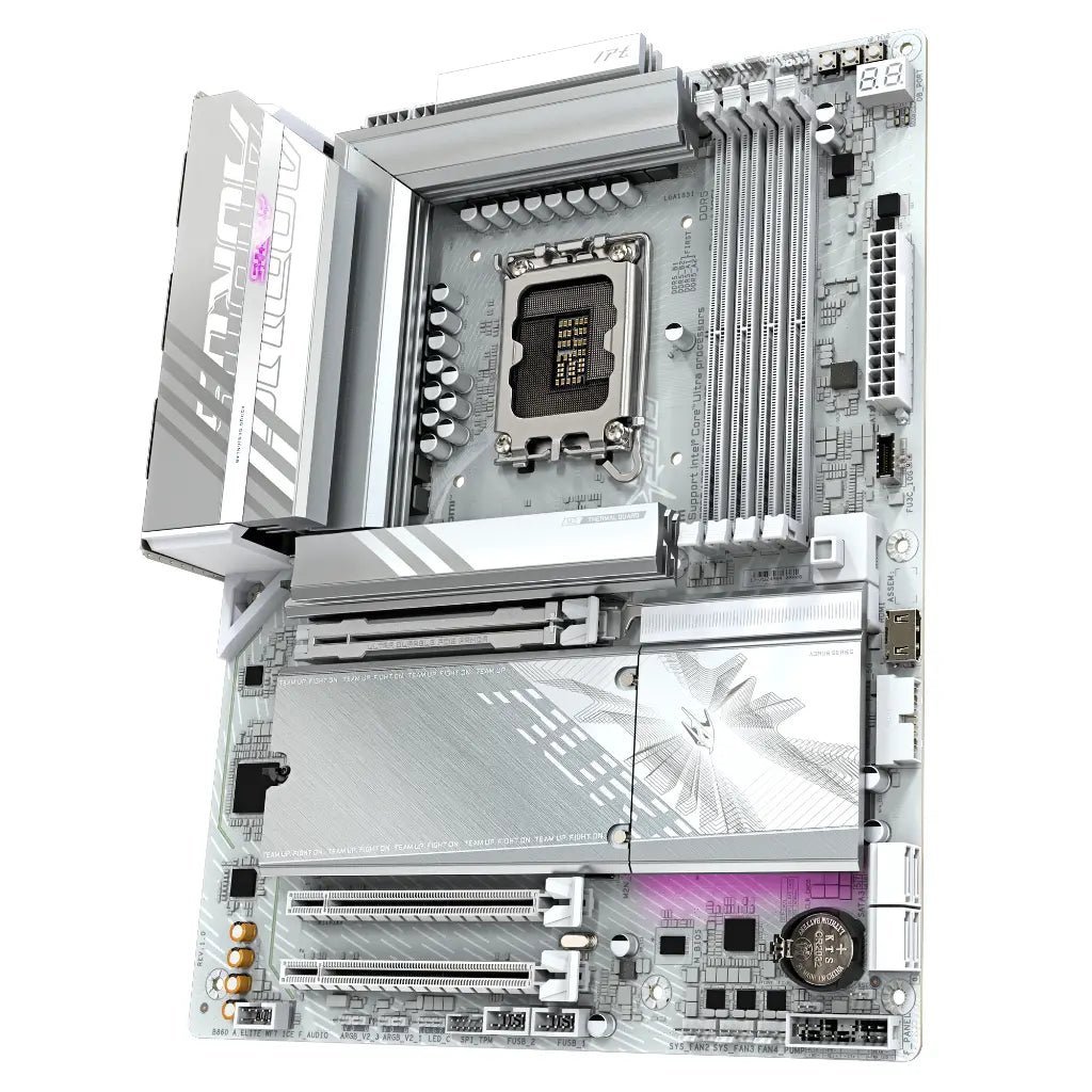 Gigabyte B860 AORUS ELITE WIFI7 ICE Intel B860 LGA1851 DDR5 ATX Gaming Motherboard