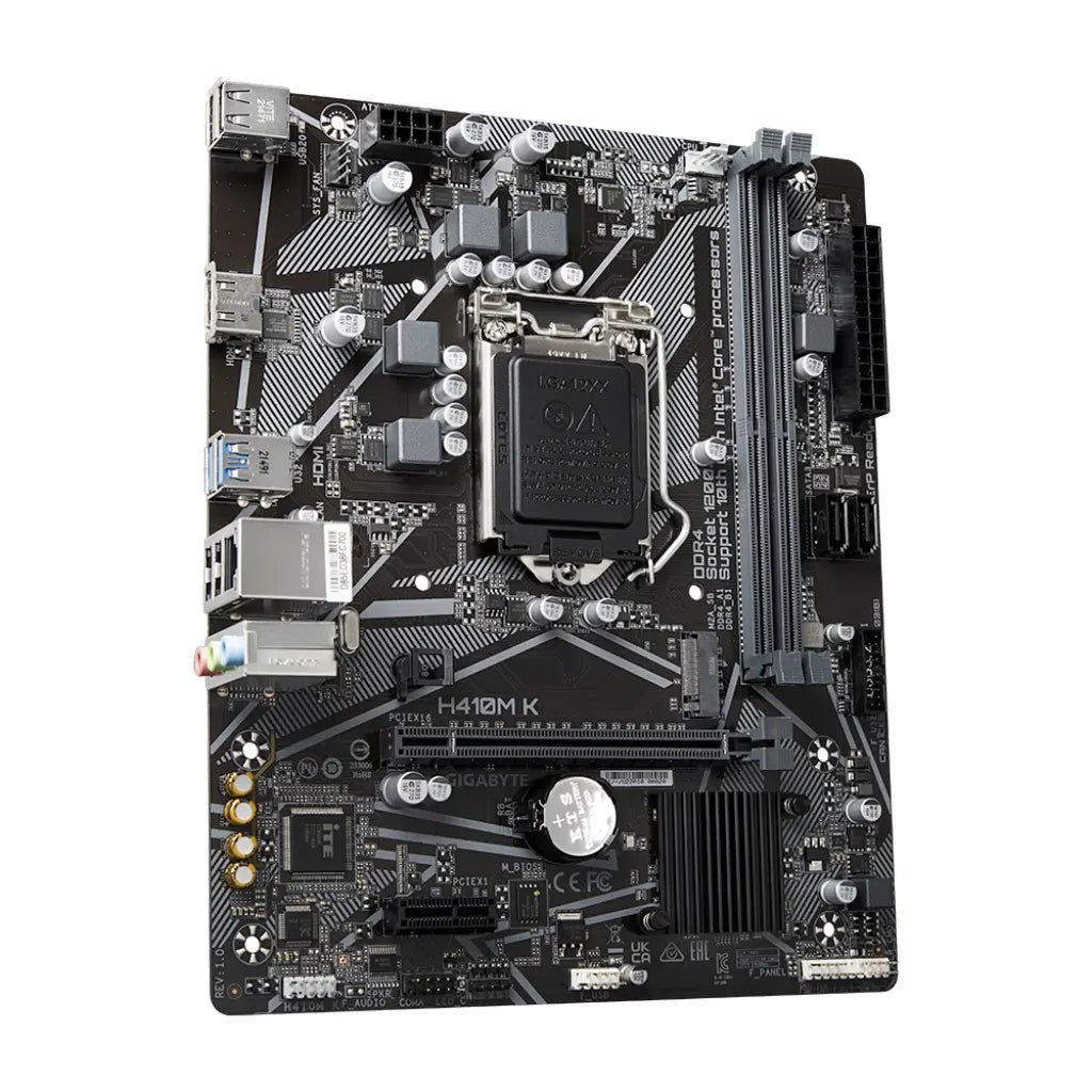 Gigabyte H410M-K Intel H410 Chipset LGA1200 Socket DDR4 Micro-ATX Motherboard