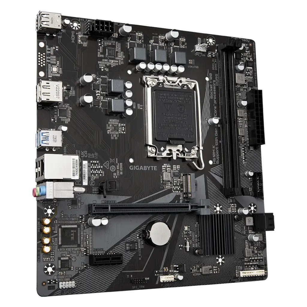 Gigabyte H610M K Intel H610 LGA1700 DDR4 Micro-ATX Motherboard for 12th/13th/14th Gen Intel Core Processors
