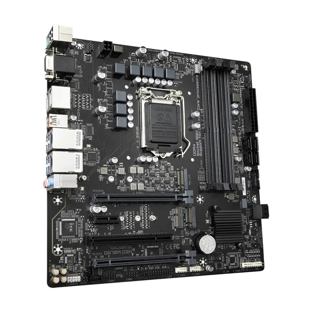 Gigabyte Q570M D3H Intel Q570 Chipset LGA1200 Socket DDR4 Micro-ATX Business Motherboard