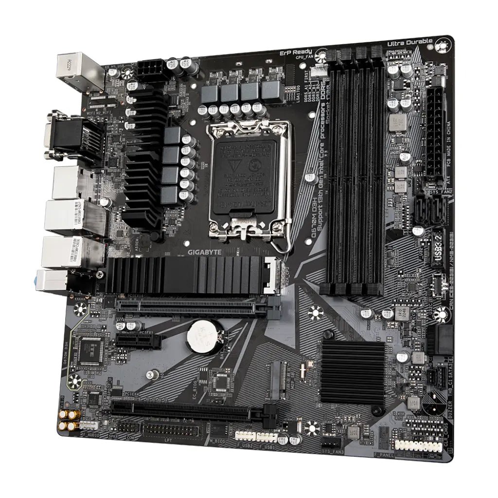 Gigabyte Q670M D3H Intel Q670 Chipset LGA1700 Socket DDR5 Micro-ATX Motherboard