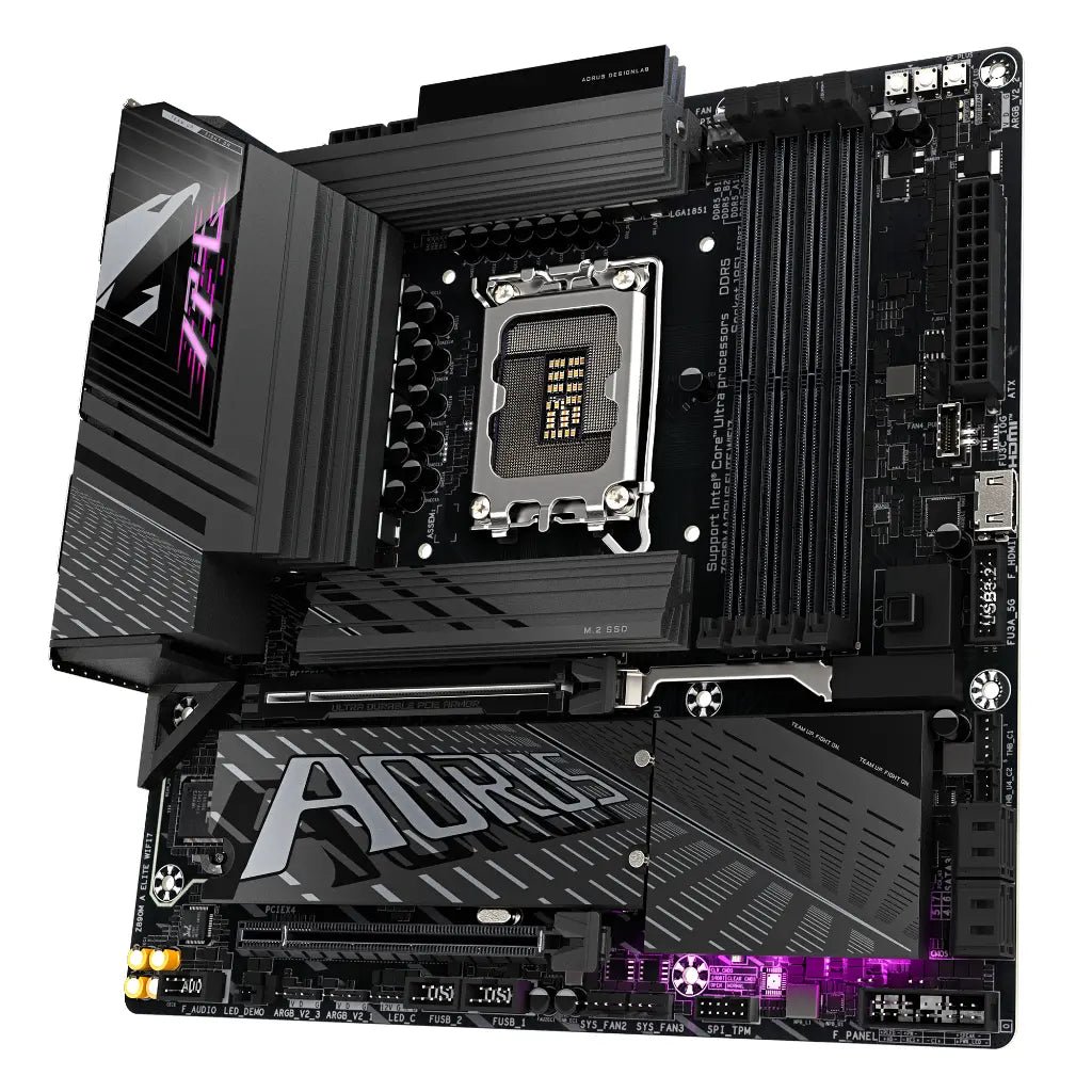 Gigabyte Z890M AORUS ELITE WI-FI 7 Intel Z890 LGA1851 DDR5 mATX Gaming Motherboard