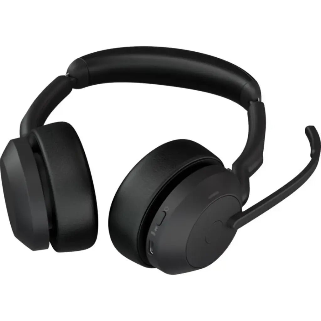 Jabra Evolve2 55 Professional UC Stereo Bluetooth Headset with Active Noise Cancellation and Charging Stand