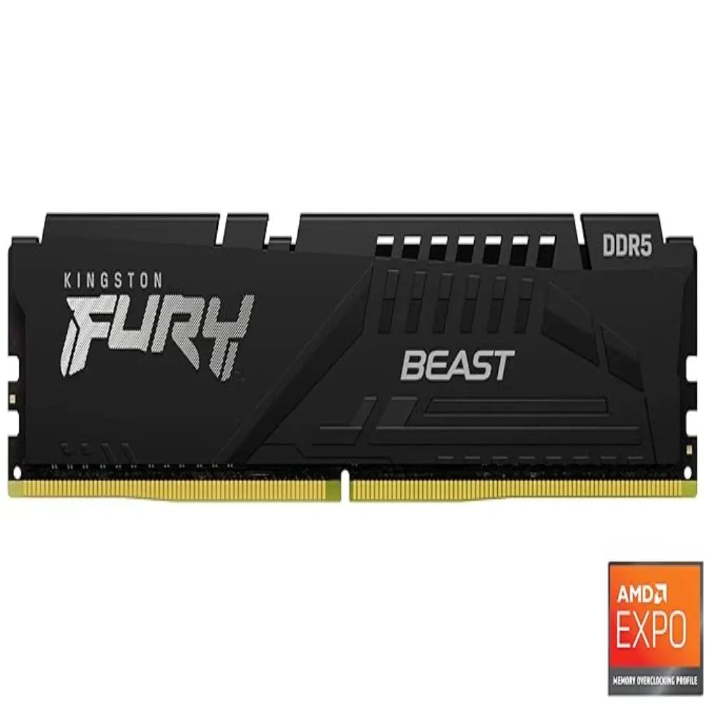 Kingston FURY Beast 32GB (2x16GB) DDR5 6000MHz CL36 Desktop Memory Kit