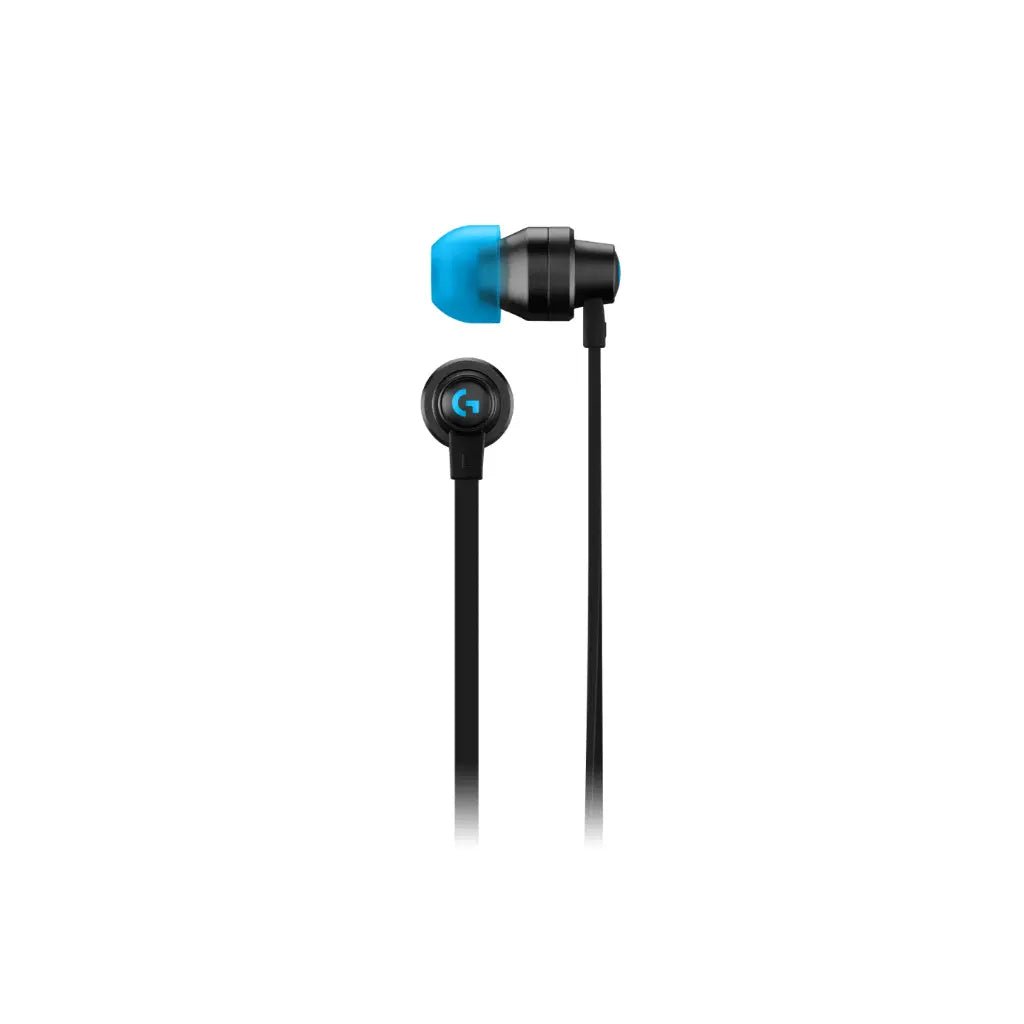 Logitech G333 Wired Gaming Earphones with Dual Dynamic Drivers and In-Line Microphone - Black