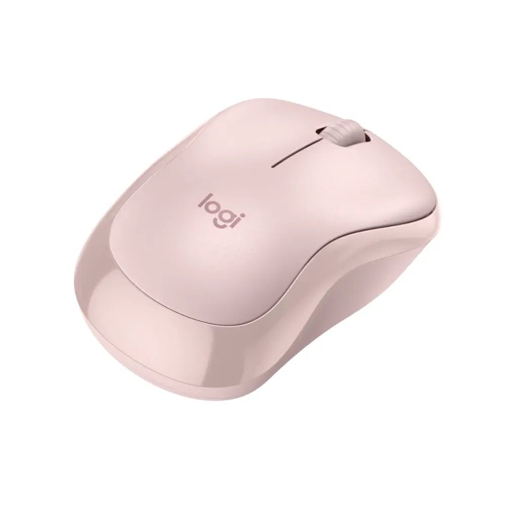 Logitech M240 Silent Bluetooth Wireless Mouse - Rose Pink Compact Ergonomic Design