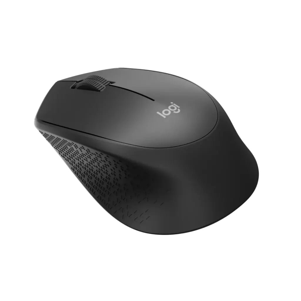Logitech M330 Silent Plus Wireless Mouse with SilentTouch Technology and USB Receiver - Black