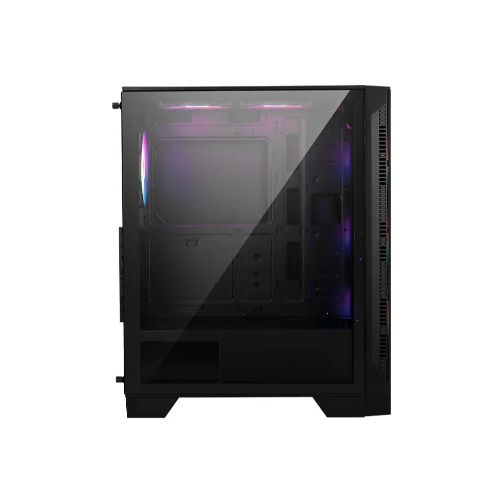 MSI MAG FORGE 120A Airflow Mid-Tower ATX PC Case with Tempered Glass Side Panel and Pre-installed Fans