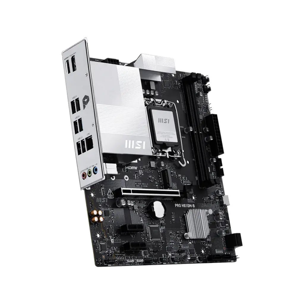 MSI PRO H810M-B Intel H810 LGA1851 Micro-ATX DDR5 Motherboard for Intel Core Processors