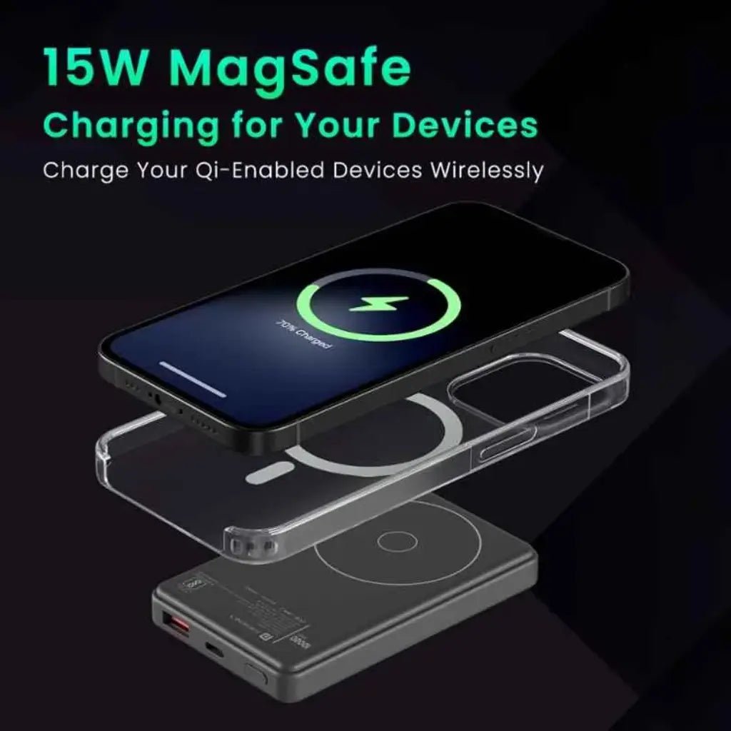 Portronics Luxcell Wireless Mini 10K (POR 2178) 10000mAh Portable Power Bank with Wireless Charging