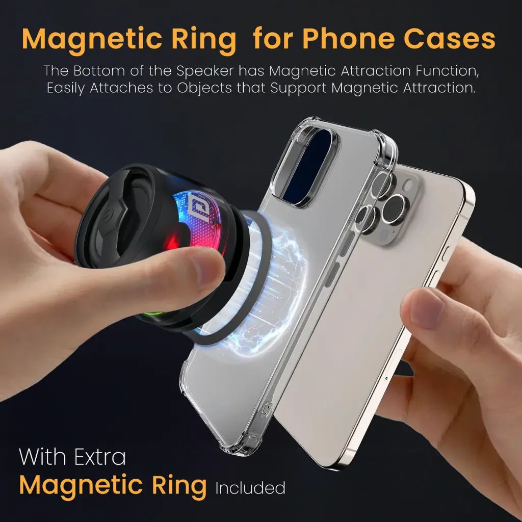 Portronics Nadya 6W Magnetic Bluetooth Speaker with Integrated MagSafe Mobile Stand
