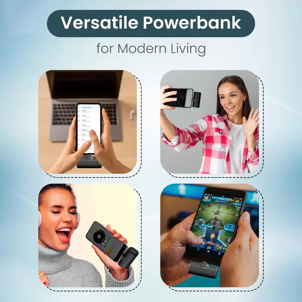 Portronics Power Pebble 5000mAh 20W Type-C Fast Charging Portable Power Bank (POR 2262)