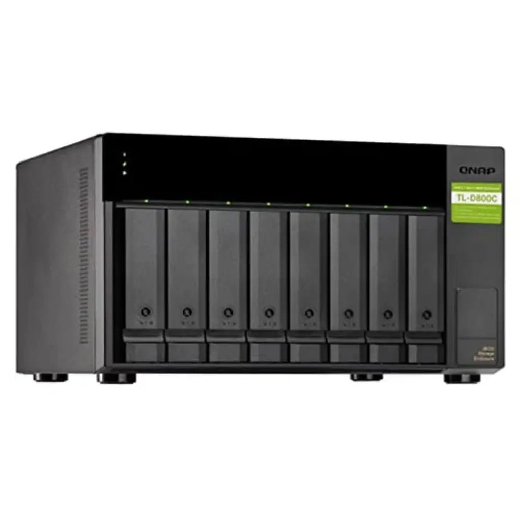 QNAP TL-D800C 8-Bay USB 3.2 Gen 2 Type-C JBOD Desktop Storage Expansion Enclosure