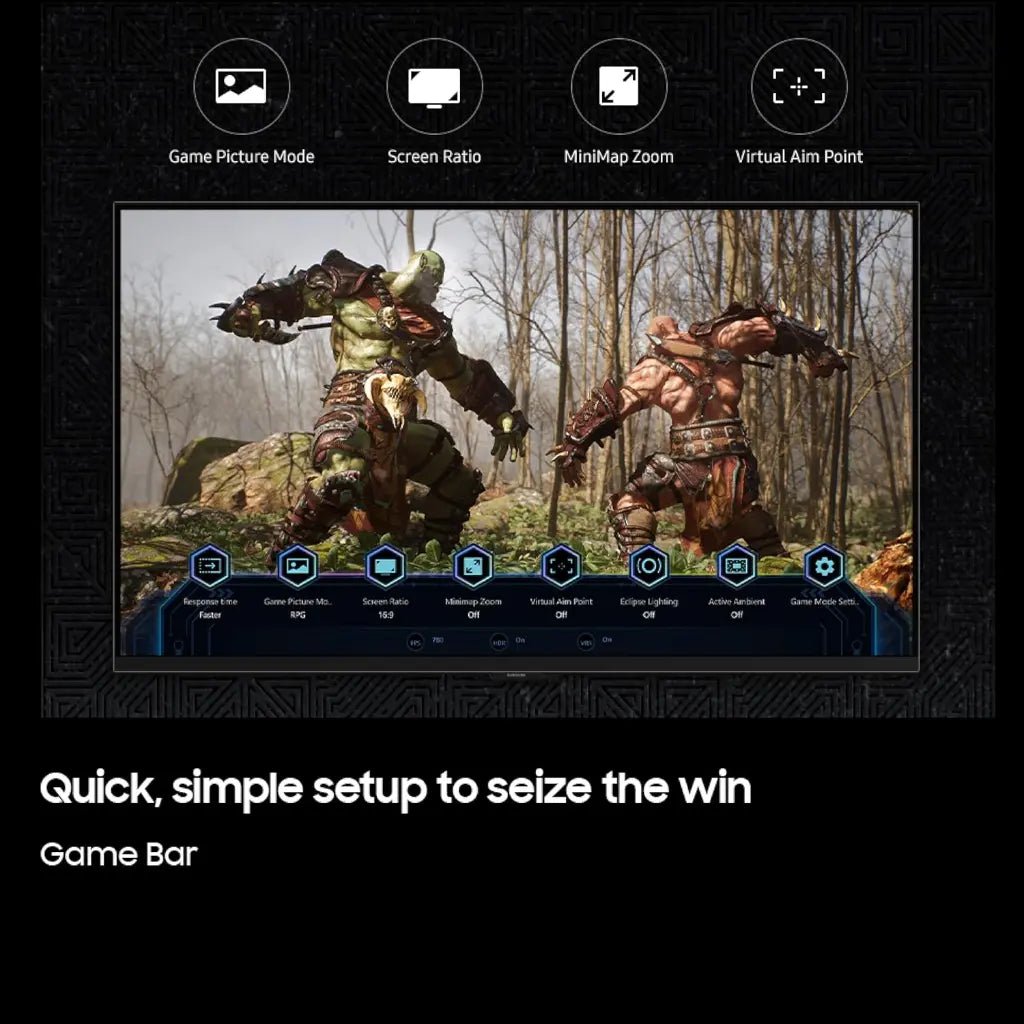 Samsung Odyssey G7 27-Inch 4K UHD 144Hz 1ms Fast IPS Gaming Monitor (LS27DG700EW G70D)