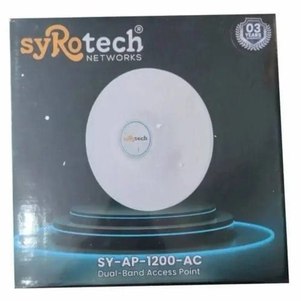 Syrotech SY-AP-1200-AC Dual Band 1200Mbps Wireless Ceiling Mount Access Point