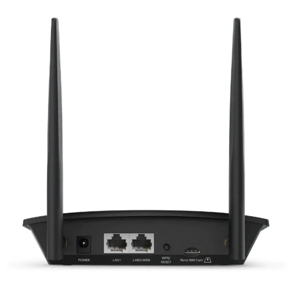 TP-Link TL-MR100 300Mbps Wireless N 4G LTE Router with SIM Card Slot and Detachable Dual Antennas