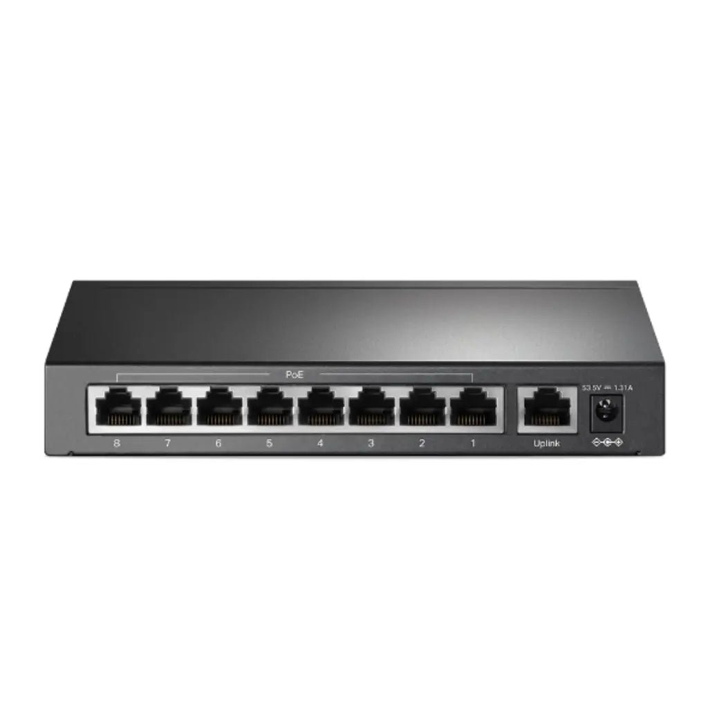 TP-Link TL-SF1009P 9-Port 10/100Mbps Desktop Switch with 8 PoE+ Ports (65W Power Budget)