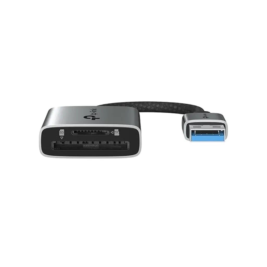 TP-Link UA430 USB 3.0 Type-A Dual Slot SD and microSD Card Reader with 5Gbps High-Speed Data Transfer