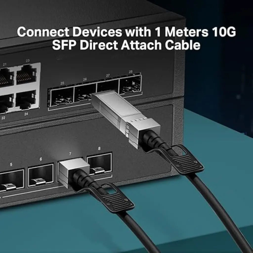 TP-Link Omada TL-SM5220 1-Meter 10G SFP+ Passive Direct Attach Copper (DAC) Cable