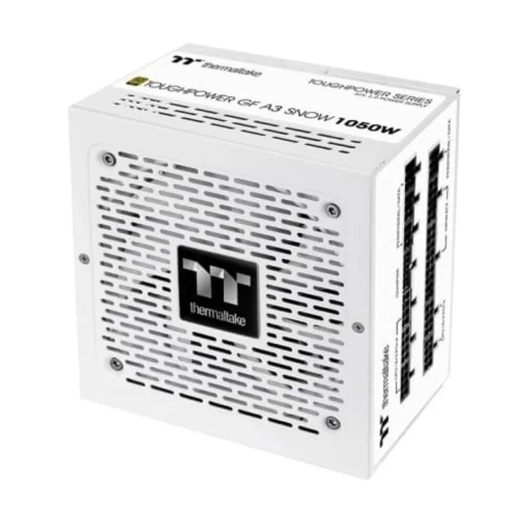 Thermaltake Toughpower GF A3 Snow 1050W 80+ Gold Fully Modular ATX 3.0 Power Supply - High-Efficiency PC PSU