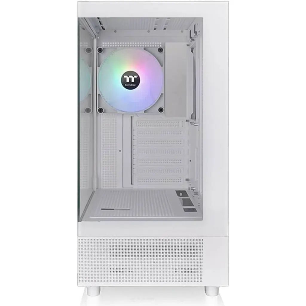 Thermaltake View 270 TG ARGB Mid Tower Tempered Glass PC Case - Snow White Edition