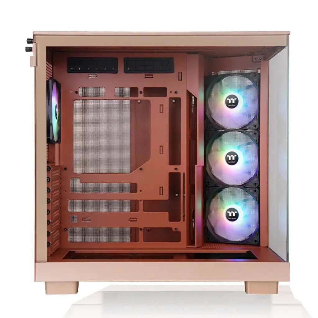 Thermaltake View 380 XL TG ARGB ATX Mid Tower Tempered Glass PC Case - Gravel Sand Edition