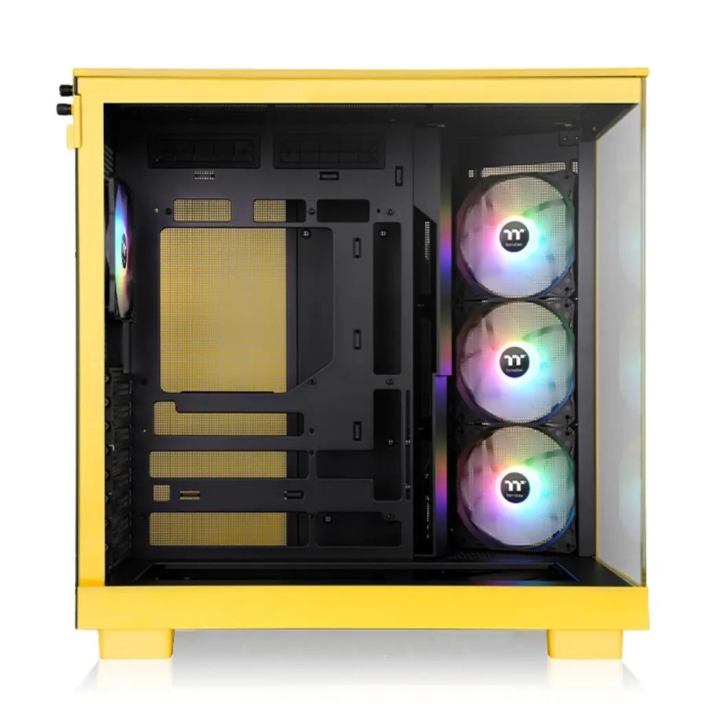 Thermaltake View 380 XL TG ARGB ATX Mid Tower Tempered Glass PC Case - Bumblebee Edition