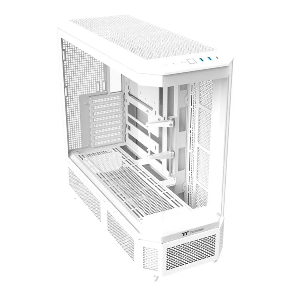 Thermaltake View 600 TG E-ATX Full Tower PC Case with 4 Tempered Glass Panels - Snow White Edition