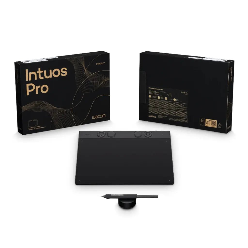 Wacom Intuos Pro Medium Graphic Drawing Tablet (PTK-670KOA) with Pro Pen 3