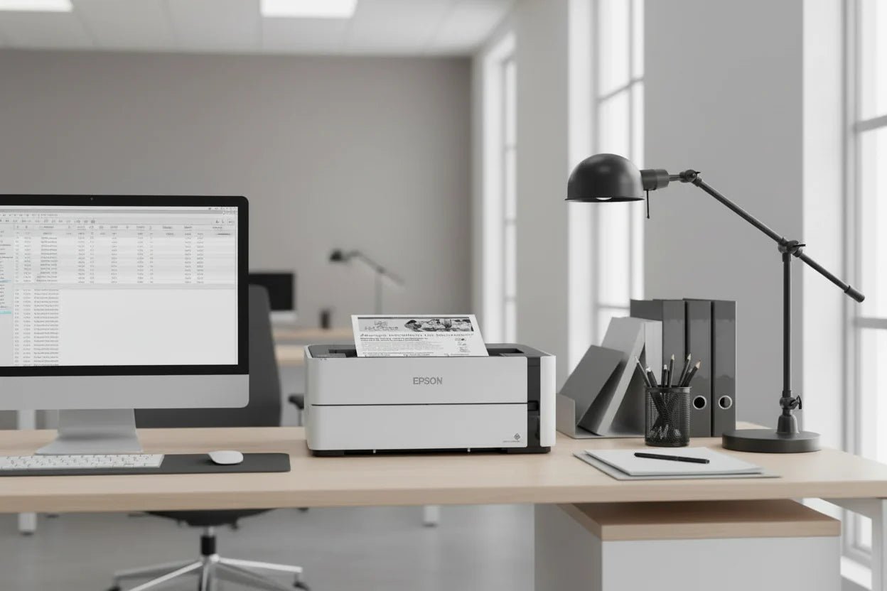Epson EcoTank M1140 Monochrome Ink Tank Printer with Auto Duplex Printing and High-Yield Refillable Ink System