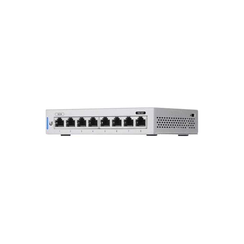Ubiquiti UniFi Switch 8-Port Managed Gigabit Switch with PoE Passthrough (US-8)