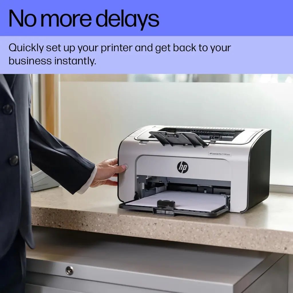 HP LaserJet Pro P1108 Plus Monochrome Laser Printer - 19 PPM Single Function