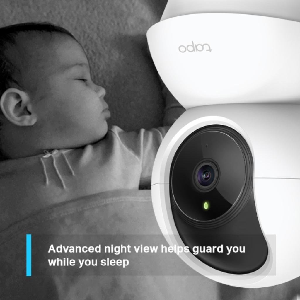 TP-Link Tapo C210-P2 3MP 2K Pan/Tilt Wi-Fi Indoor Security Camera with Night Vision - 2 Pack