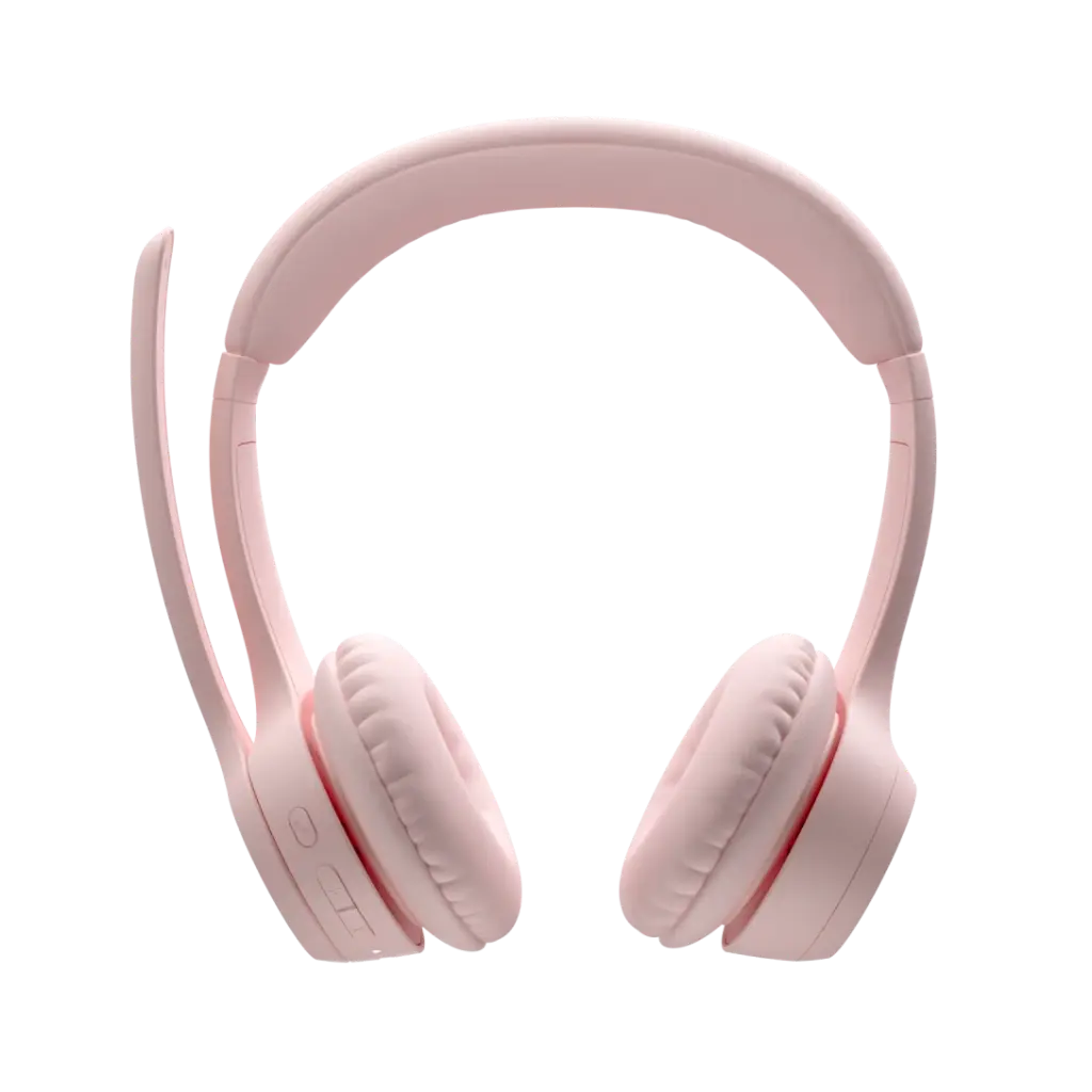 Logitech Zone 300 Lightweight Wireless Bluetooth Headset with Noise-Cancelling Microphone - Rose