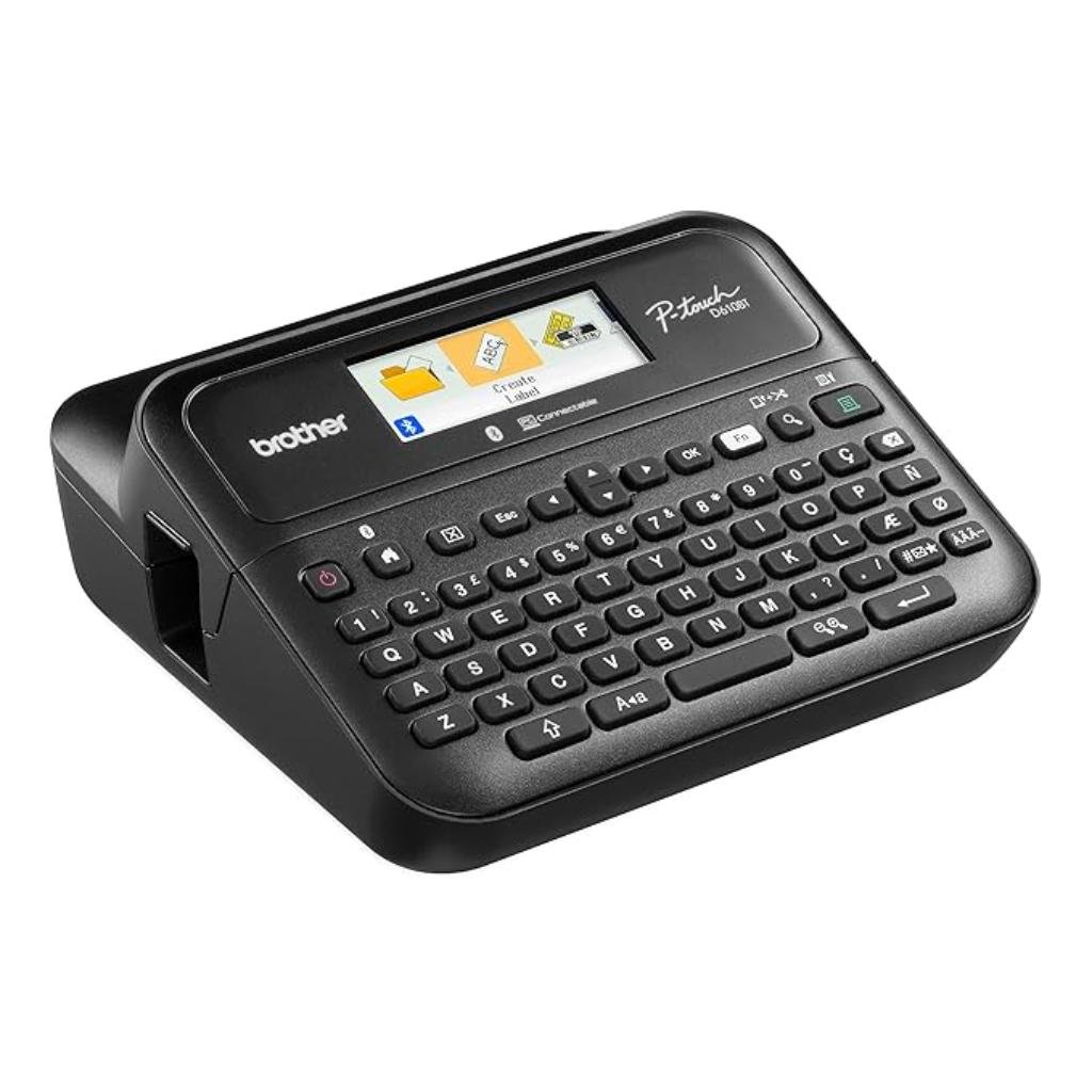 Brother PT-D610BT Professional Bluetooth and USB Label Printer with Auto Cutter and Full-Color LCD Display