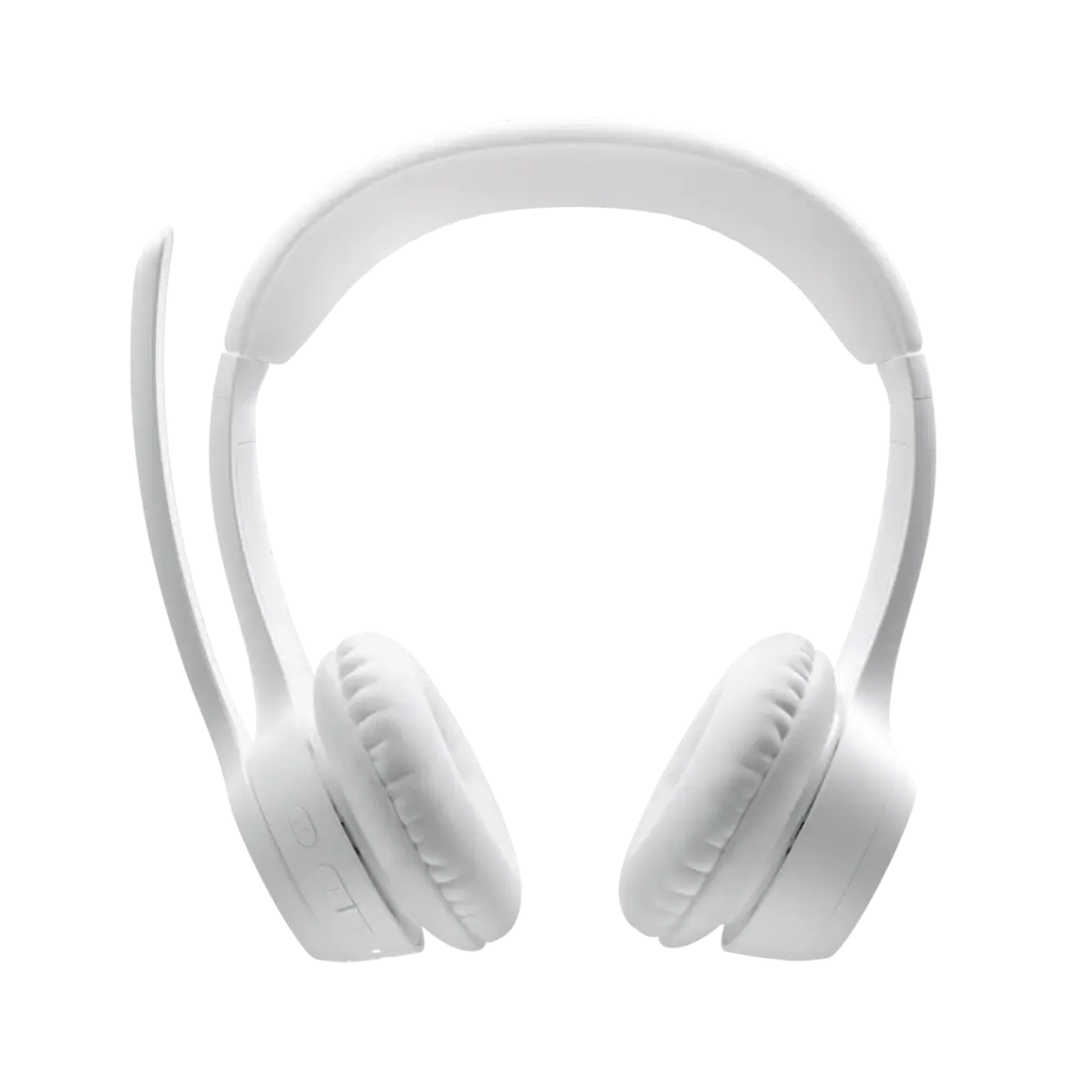 Logitech Zone 300 Lightweight Wireless Bluetooth Headset with Noise-Cancelling Microphone - Off White