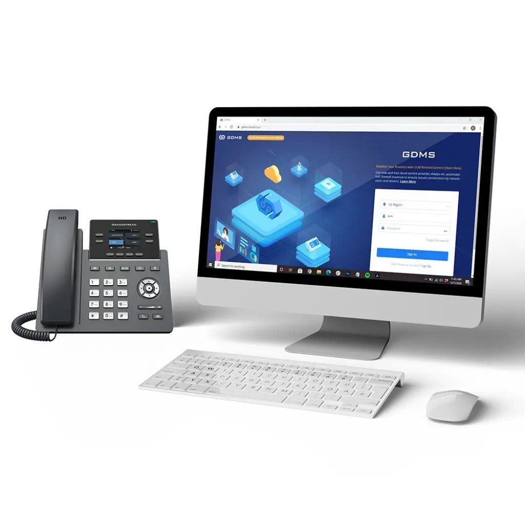 Grandstream GRP2612 2-Line Carrier-Grade IP Phone with HD Audio and Integrated PoE